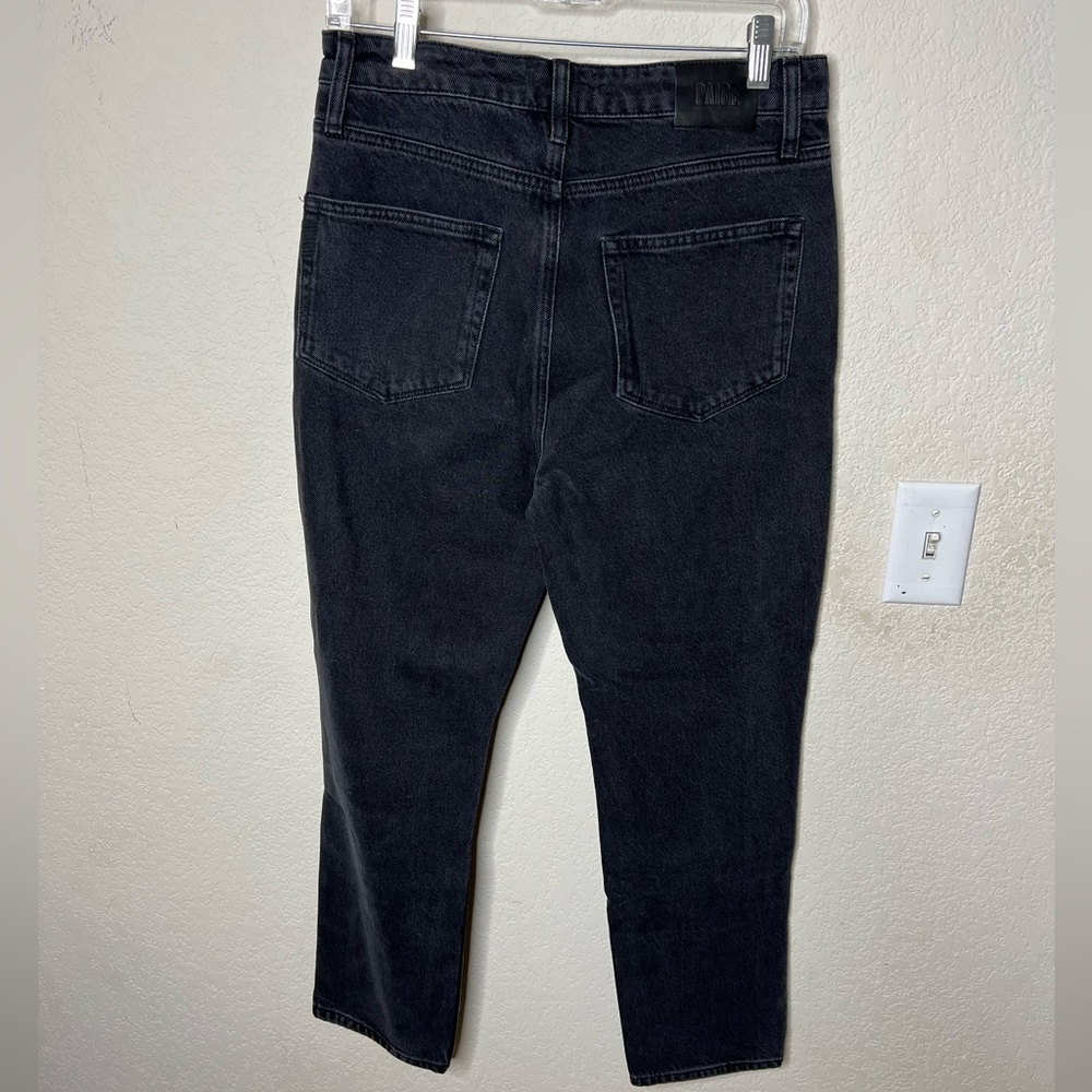 Paige Sarah Straight High Rise Jean - Picture 5 of 7